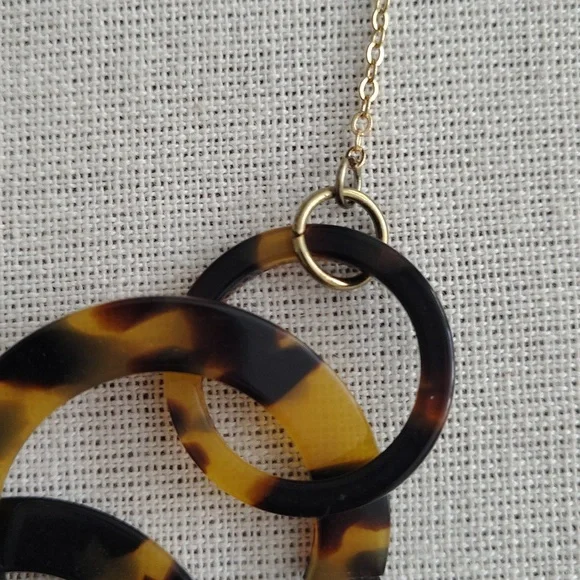 Earrings, Necklace, Bracelet Set By Mainstreet Collection NWT Animal Print Round - Picture 8 of 8